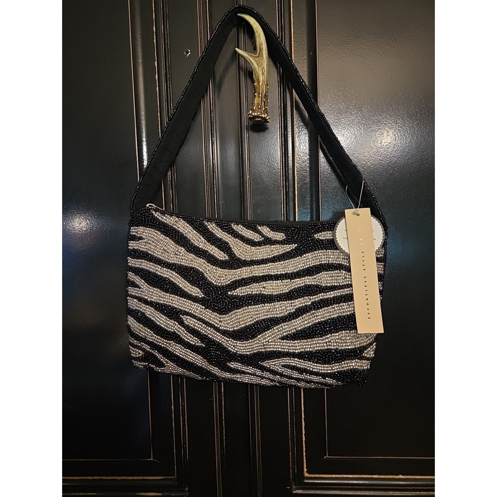 Fully Beaded Studio 12 Zebra Purse, Night Out With The Girls, Vacation, Cruise